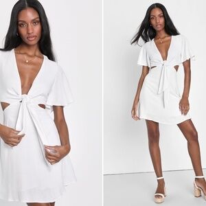 LULU's Bachelorette Engagement Bridal Shower Classy Sexy Mini Dress